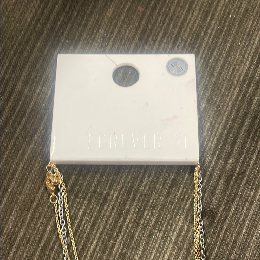 NWT Vintage Forever21 Forever 21 NECKLACES SET Gold/Silver Tone lot set bundle